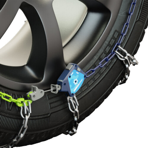 Sneeuwkettingen Veriga Stop &amp; Go SUV 13mm automatisch spannend Ford Focus 2010 t/m 2014 voor bandenmaat 215/55R16