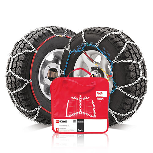 Sneeuwkettingen Snovit SUV / 4X4 / Camper / Bestelbus - 16mm Nissan Primastar vanaf 2022 voor bandenmaat 215/65R16