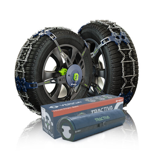 Loopvlak sneeuwkettingen Veriga Tractiva SUV Audi Q4 vanaf 2021 voor bandenmaat 255/45R20