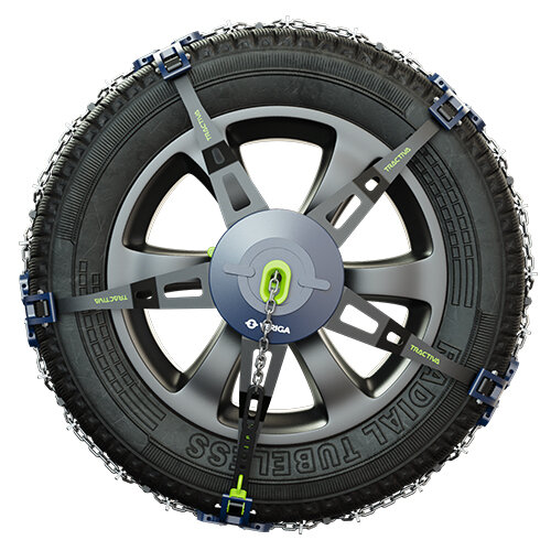 Loopvlak sneeuwkettingen Veriga Tractiva SUV Jeep Grand Cherokee 2005 t/m 2010 voor bandenmaat 245/60R18