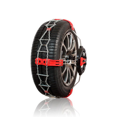 Loopvlak sneeuwkettingen Modula polaire grip steel Hyundai IX55 2008 t/m 2011 voor bandenmaat 245/60R18