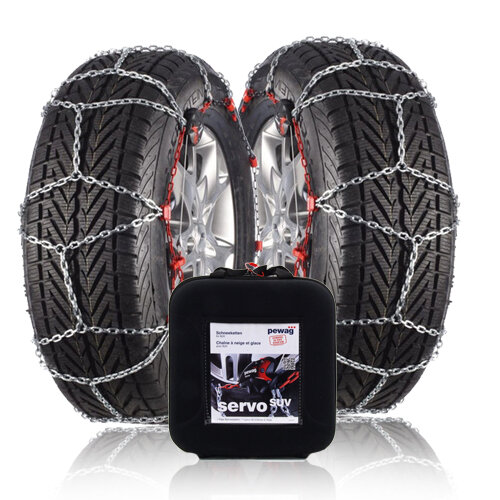 Pewag Servo SUV sneeuwkettingen 13mm BMW X6 M 2009 t/m 2014 voor bandenmaat 255/50R19