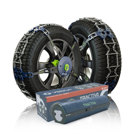 Loopvlak sneeuwkettingen Veriga Tractiva SUV Audi Q4 vanaf 2021 voor bandenmaat 255/45R20