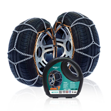 Picoya sneeuwkettingen 7mm Volkswagen Golf Sportsvan vanaf 2014 voor bandenmaat 225/40R18