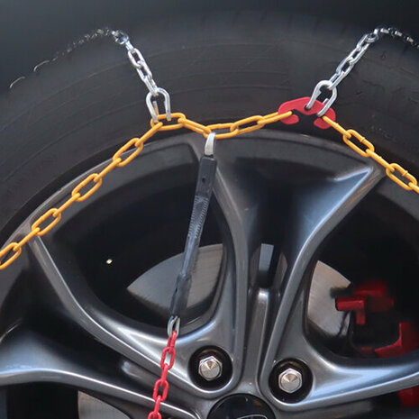 PerfectFit sneeuwkettingen 9mm Porsche 718 Cayman vanaf 2016 voor bandenmaat 265/45R18