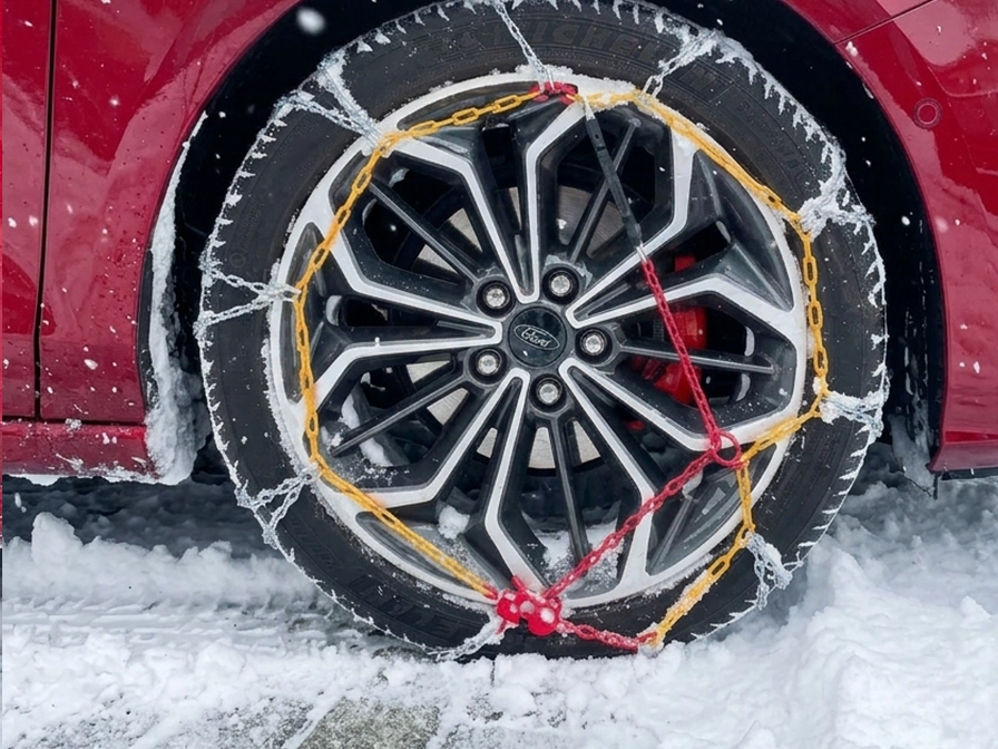 Sneeuwkettingen op automerk